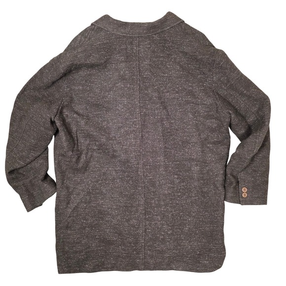 Calvin Klein Women's Tweed Blazer Jacket Brown Wool‎ Blend Made in USA Size M - Picture 6 of 10